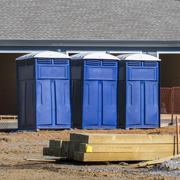 are there any restrictions on what items can be disposed of in the porta potties in Leonidas